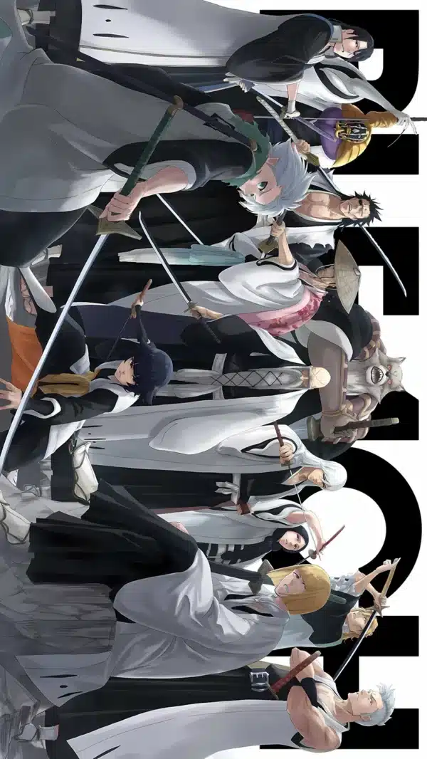 والپیپر اعضای انیمه بلیچ در یه قاب