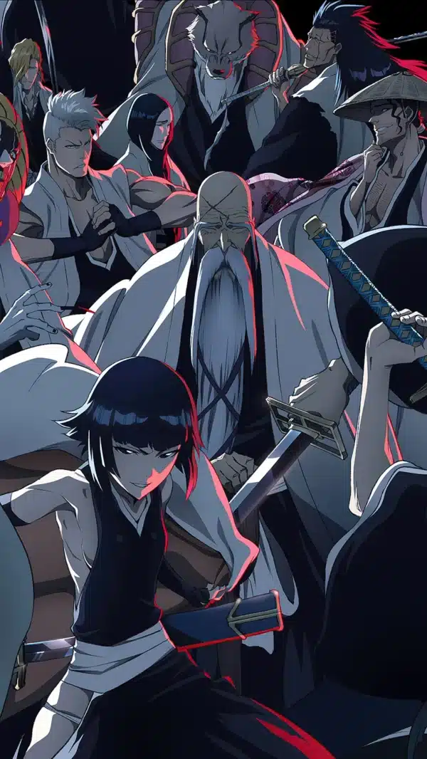 والپیپر اعضای انیمه بلیچ در یه قاب